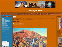 Tablet Screenshot of navajo-arts.com